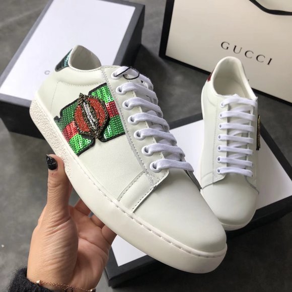 NEWGucci leather casual shoes for women main image 4